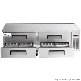 FED-X Chef Base Refrigerated Drawer Bench 453L XCB-72