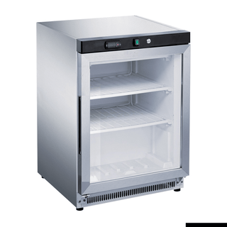 Thermaster Stainless Steel Upright Static Display Freezer XF200SG