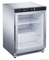 Thermaster Stainless Steel Upright Static Display Fridge XR200SG