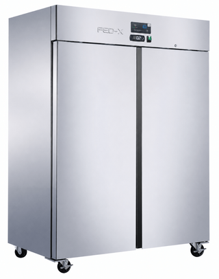 FED-X Press Liner Double Door Upright Fridge with Wi-Fi Controller - XUPC1400