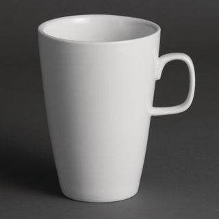 Olympia Whiteware Latte Mugs 400ml 14oz (12 Pack) - Y109