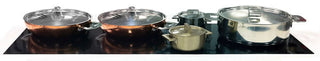 Yellow Induction Multi-Zone Buffet Induction with 3 x 2500watt. Includes remote generator rack & 3 remote controller panels. 1180mm x 380mm x 66mm - YMC-3-2500
