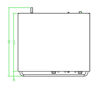 Heavy Duty Stainless Steel 240V/15A Convection Oven - ConvectMax YXD-8A-3E