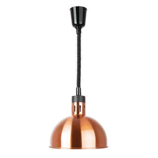 Retractable Dome Heat Lamp Shade Copper Finish- Apuro DY460-A