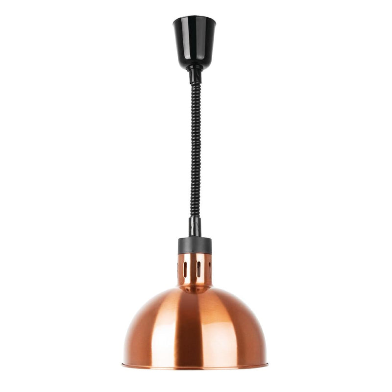 Retractable Dome Heat Lamp Shade Copper Finish- Apuro DY460-A