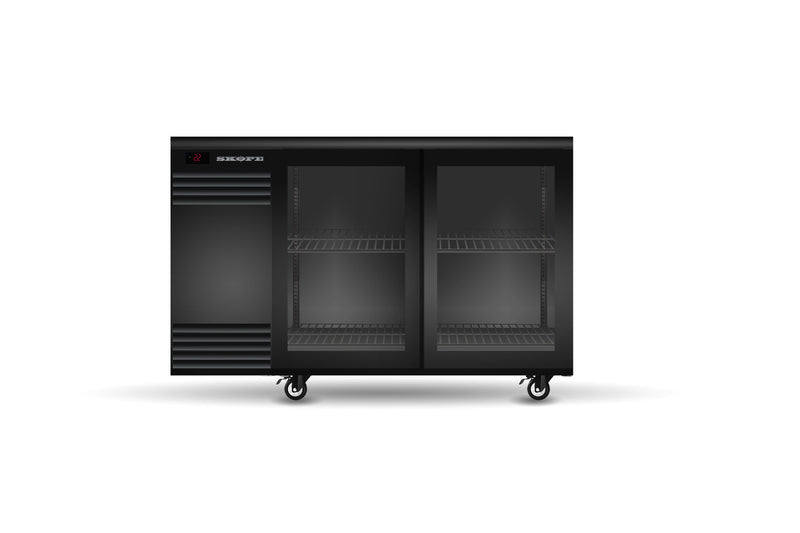 Skope BackBar 2 Glass Sliding Door Fridge