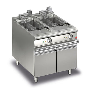 15+15L Double Basin Electric Deep Fryer- Baron SI-Q70FRI/E815