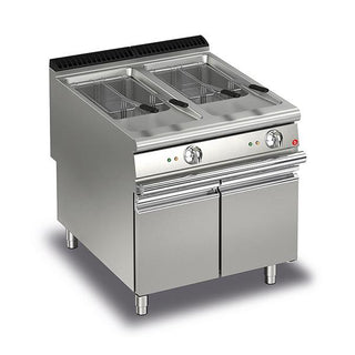 23+23L Double Basin Gas Deep Fryer- Baron SI-Q90FRI/G823