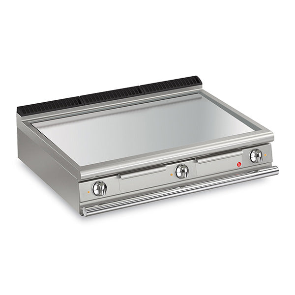 Baron 3 Burner Electric Fry Top 900Mm Depth With Smooth Chrome Plate And Thermostat Control