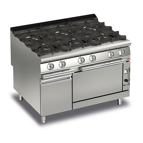 Gas Cook Top With Gas Oven - Q90PCF- Baron SI-Q90PCF/G1205