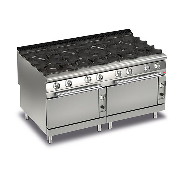 8 Burner Gas Cook Top With 2 Gas Ovens - 900Mm Depth- Baron SI-Q90PCF/G1605