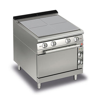 Electric Target Top With Electric Oven - 700Mm Depth- Baron SI-Q70TPF/EE800