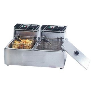 Double Tank Electric Fryer - - Benchstar TEF-82KW