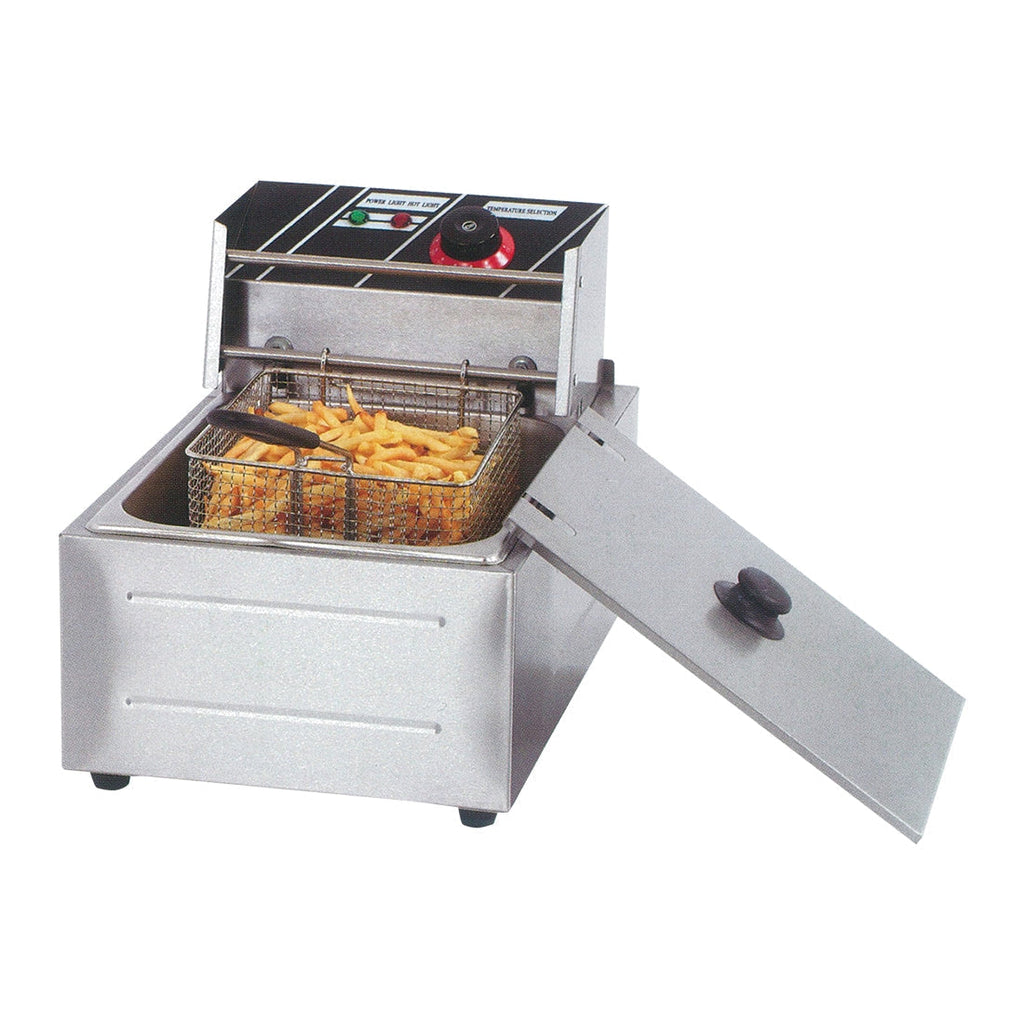 Electmax Single Tank Electric Fryer 2.4Kw - Benchstar TEF-81KW