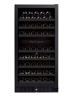 Black 100DB Wine Fridge- Grand Cru GC100DB