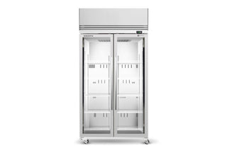 TMF1000N-A 2 1 Glass Door Upright Display or Storage Freezer