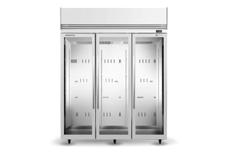 TMF1500N-A Ice 3 Glass Door Upright Display or Storage Freezer- Skope TMF1500N-Ice