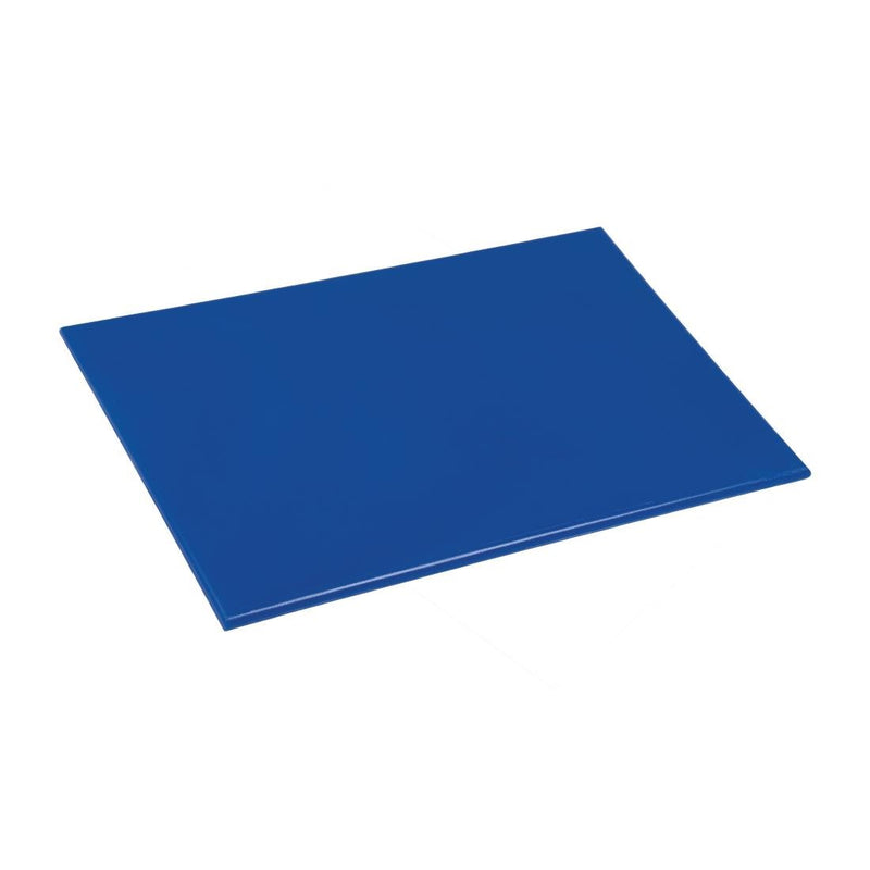 Antibacterial Low Density Chopping Board Blue - 450x300x10mm- Hygiplas HC856