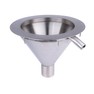 Conical Flushing Rim Sink - 350 - 316-Grade Stainless Steel- 3Monkeez FRSC-DI350-316