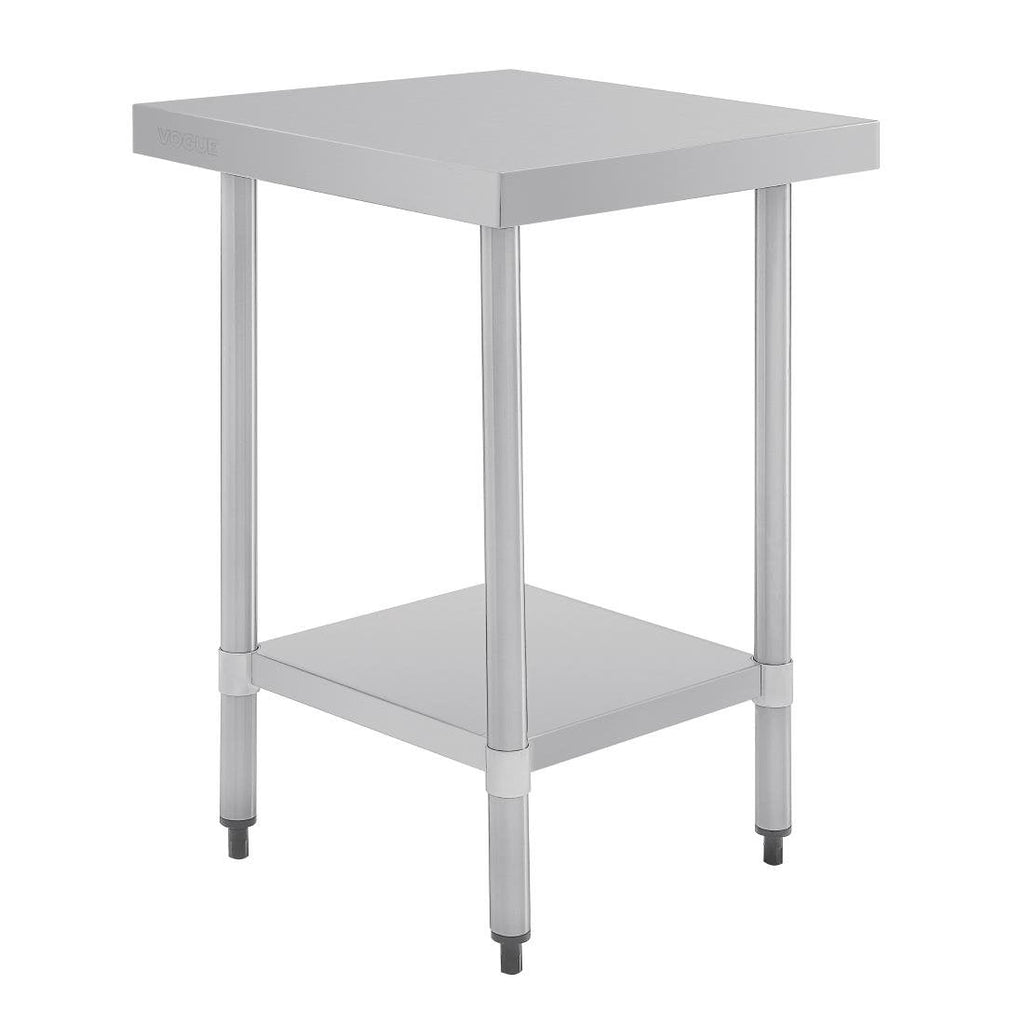 Stainless Steel Prep Table without Upstand- Vogue GJ504