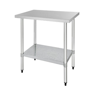 Stainless Steel Prep Table without Upstand- Vogue GJ504