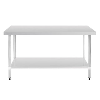 Stainless Steel Prep Table without Upstand- Vogue GJ504