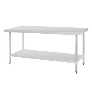 Stainless Steel Prep Table without Upstand- Vogue GJ504