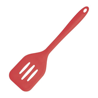 Silicone Flexible Slotted Spatula Red 31cm- Vogue GL217