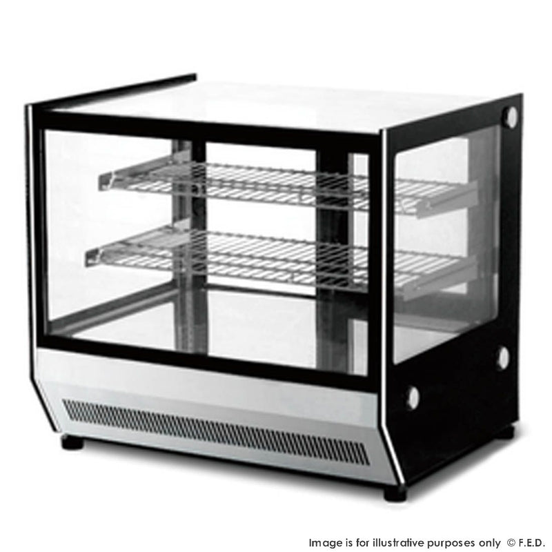 Counter Top Square Glass Hot Food Display - Bonvue GN-660HRT
