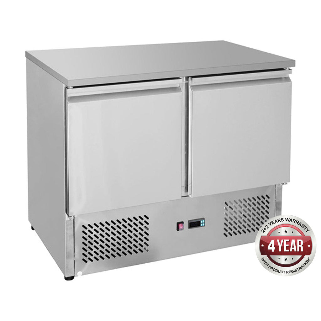 Two Door Compact Workbench Fridge - Thermaster GNS900B