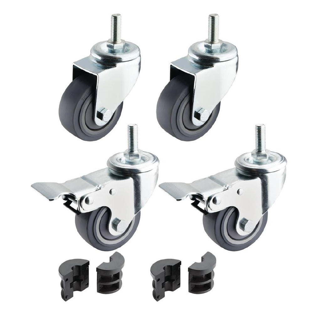 Castors for Stainless Steel Tables (Pack of 4)- Vogue HC847