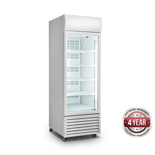 Single Glass Door Colourbond Upright Drink Fridge - Thermaster LG-370GT