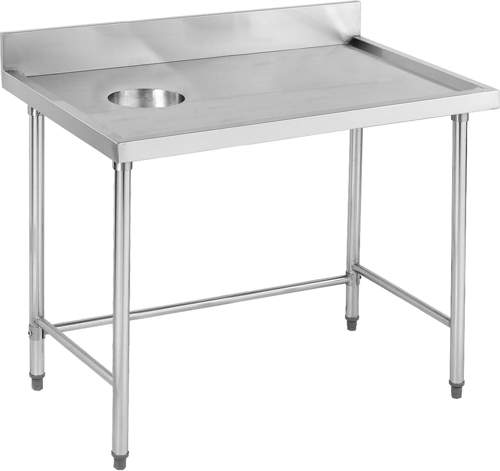 High Quality Stainless Steel Bench With Splashback - Modular Systems SWCB-7-1200R