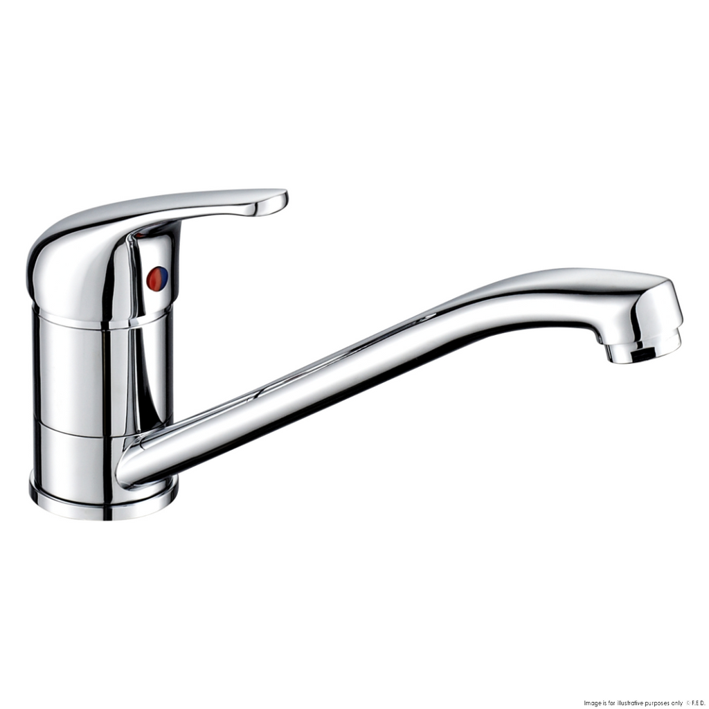 Deck Mounted Faucet with Top Handle - Sunmixer T20154