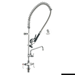 Pre Rinse Unit with Add-on faucet and 305mm Swing Nozzle - Sunmixer T98001-2