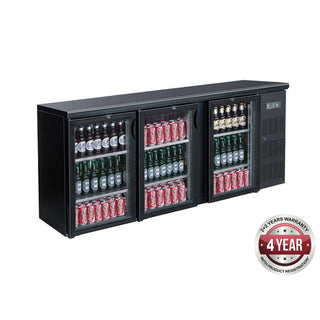 Three Door Drink Cooler - Thermaster BC3100G