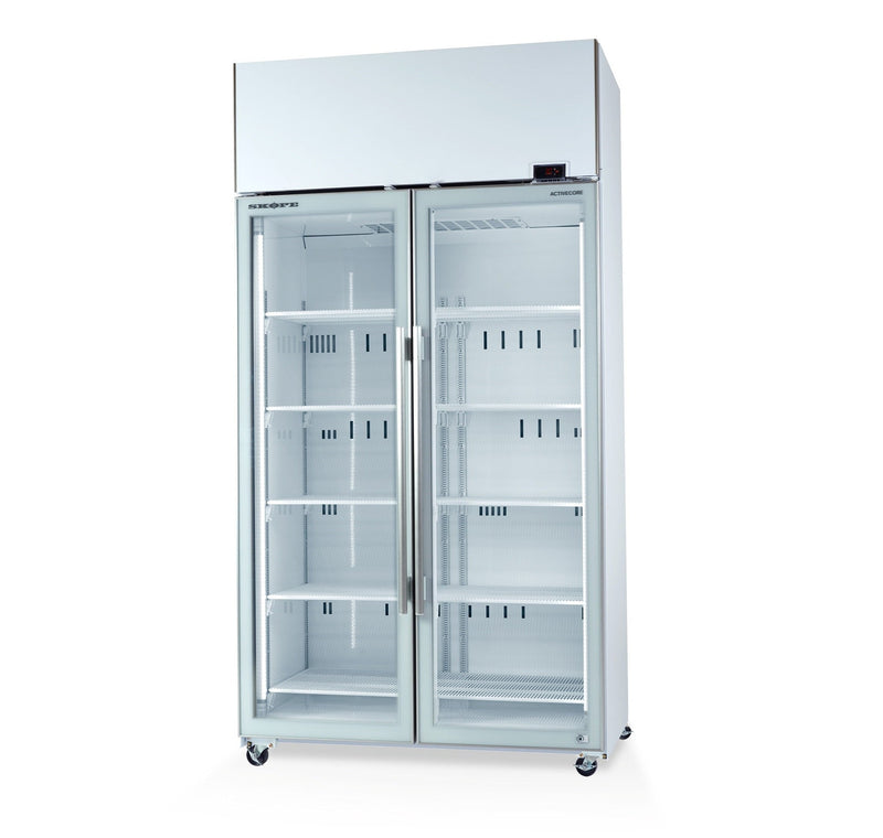 Skope TME1000N-A 2 Glass Door Display or Storage Fridge