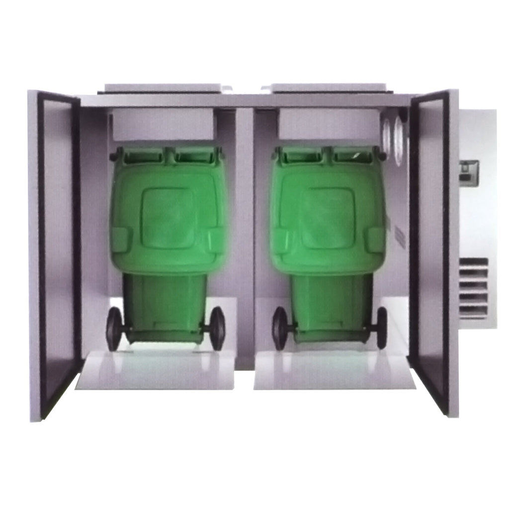 Refrigerated Solid Waster Cooler With 2Pcs - Modular Systems WBC2-240