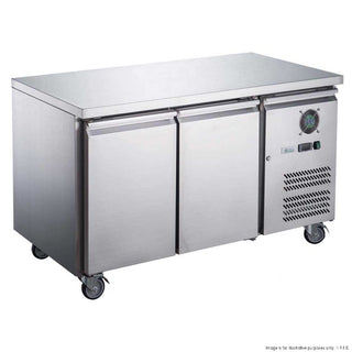 Ex-Showroom: S/S Two Door Bench Freezer -NSW1562- FED-X XUB6F13S2V-NSW1562